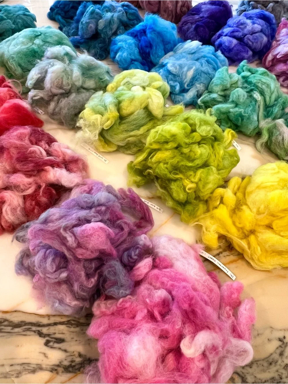 Dyed Alpaca Fiber - Turkey Red